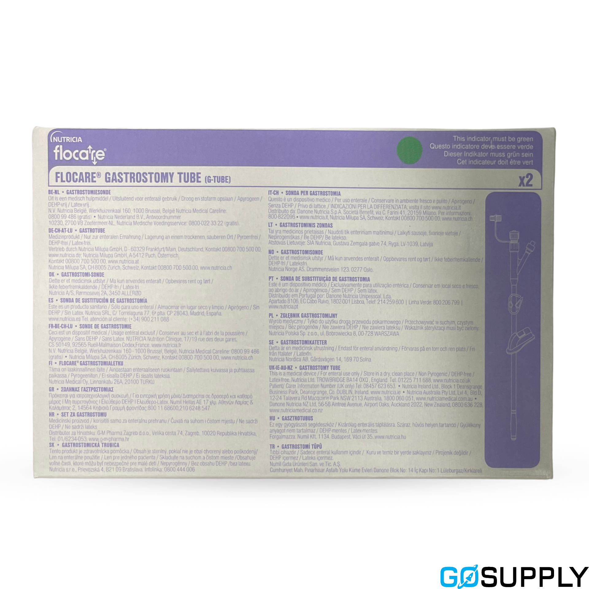 Flocare Infinity Pump Administration Set - Main Image