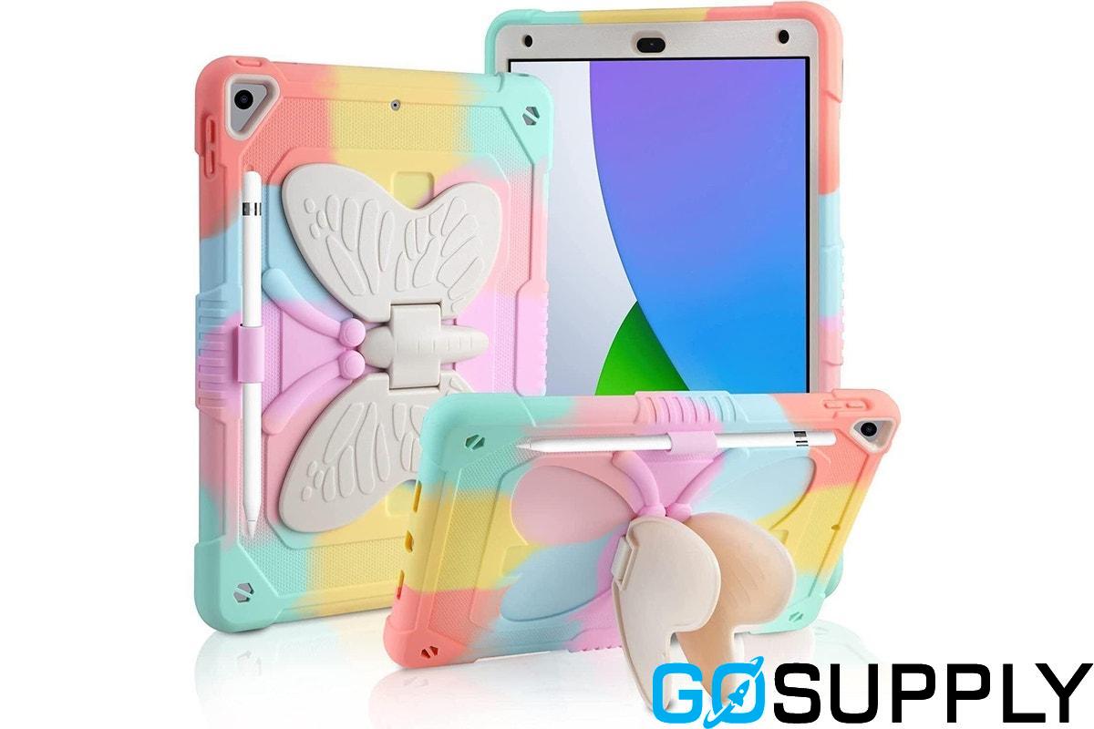 For Apple iPad 9th Gen Butterfly Shockproof Survivor Case Cover - Main Image