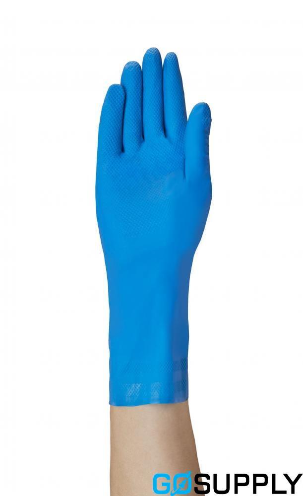 GLOVE ALPHATEC 79-700 NITRILE AQUADRI BLUE - Main Image