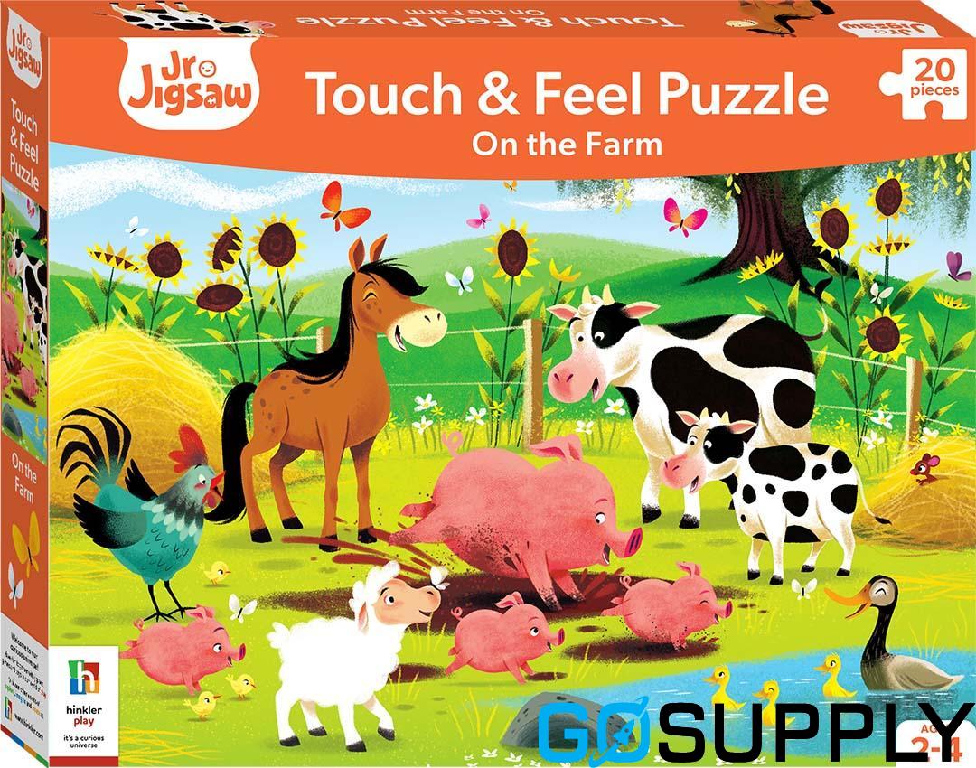 Hinkler On The Farm Touch & Feel Jigsaw Puzzle - Main Image