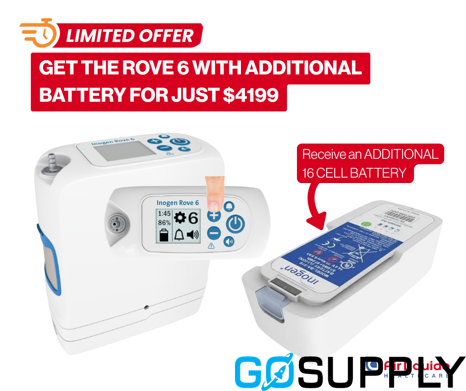 Inogen Rove 6 Portable Oxygen Concentrator - Main Image