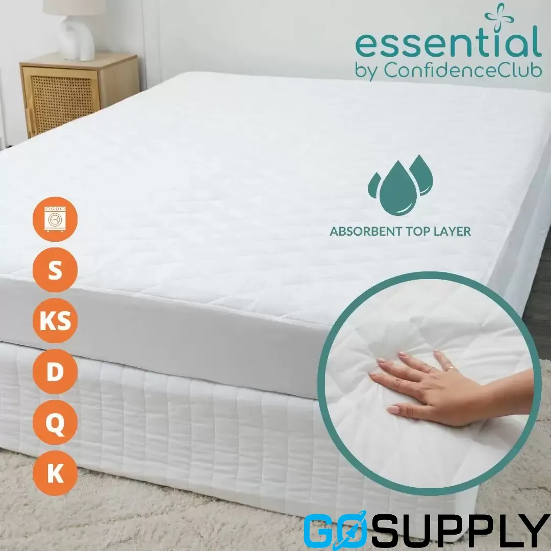 Invizi Waterproof Absorbent Bed Protector - Main Image