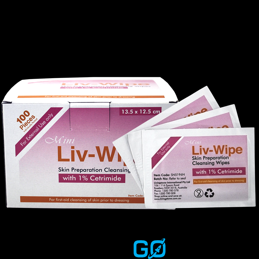 LIV-WIPE SKIN PREP ANTISEPTIC WIPE - Main Image