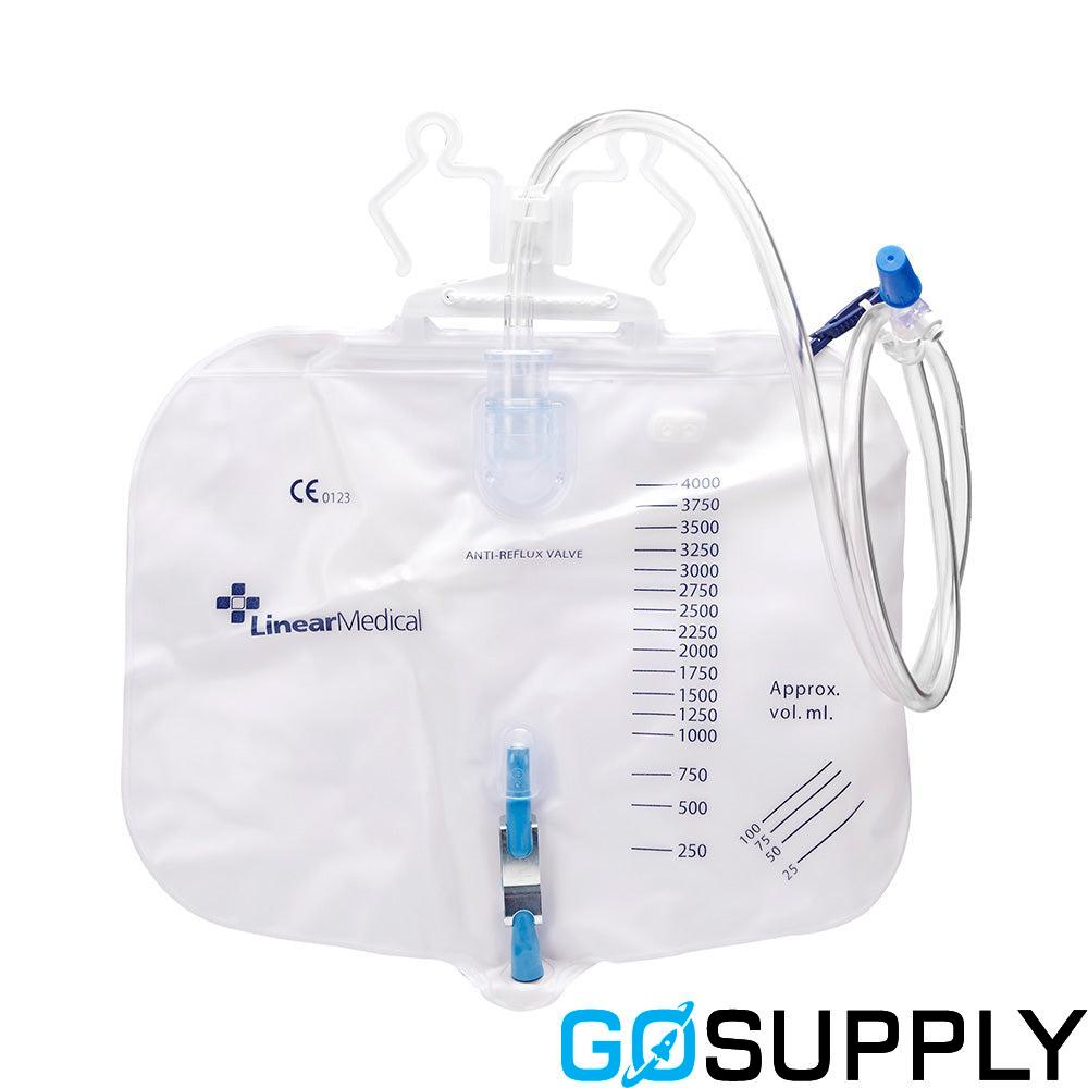 Linear Medical Drainage Bag Tear Drop - Main Image