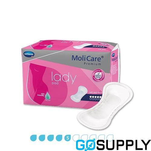 Molicare Premium Lady Pads 5 Drops 430x162mm Female 1029ml - Main Image