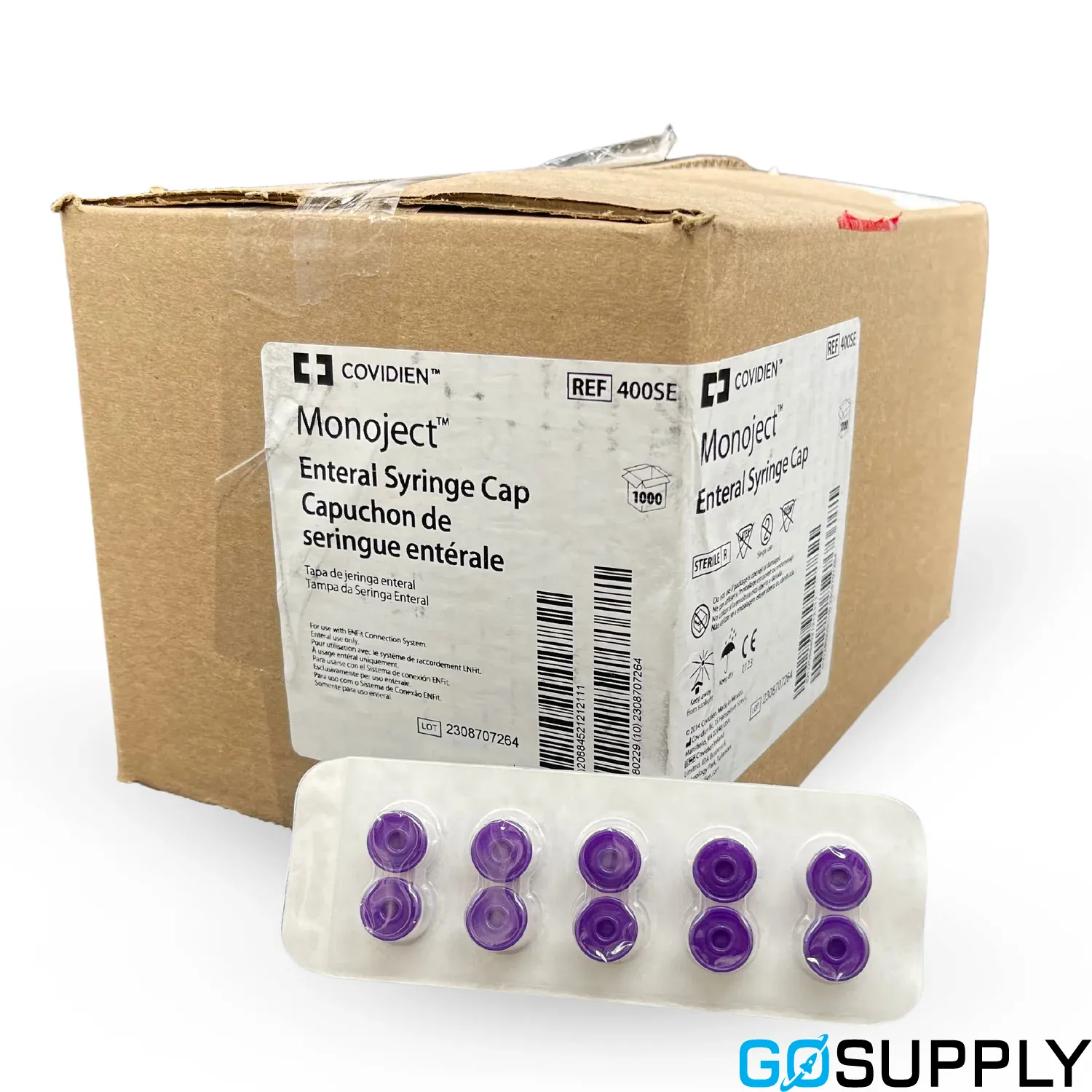Monoject Enfit Syringe Tip Cap Sterile - Main Image