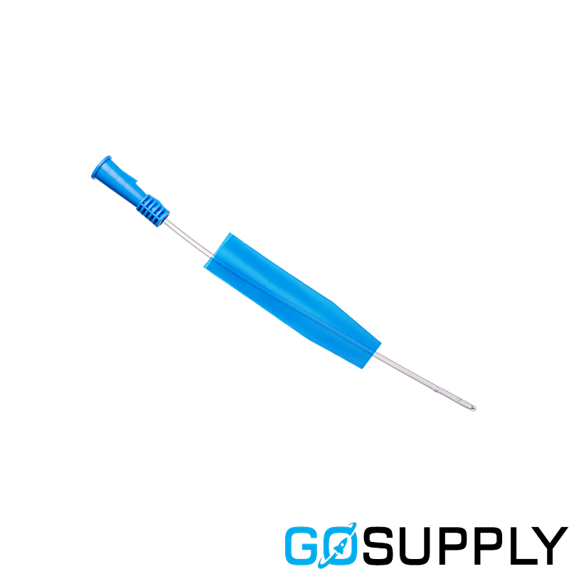 Nelaton Catheter Standard, Blue Sleeve - Main Image