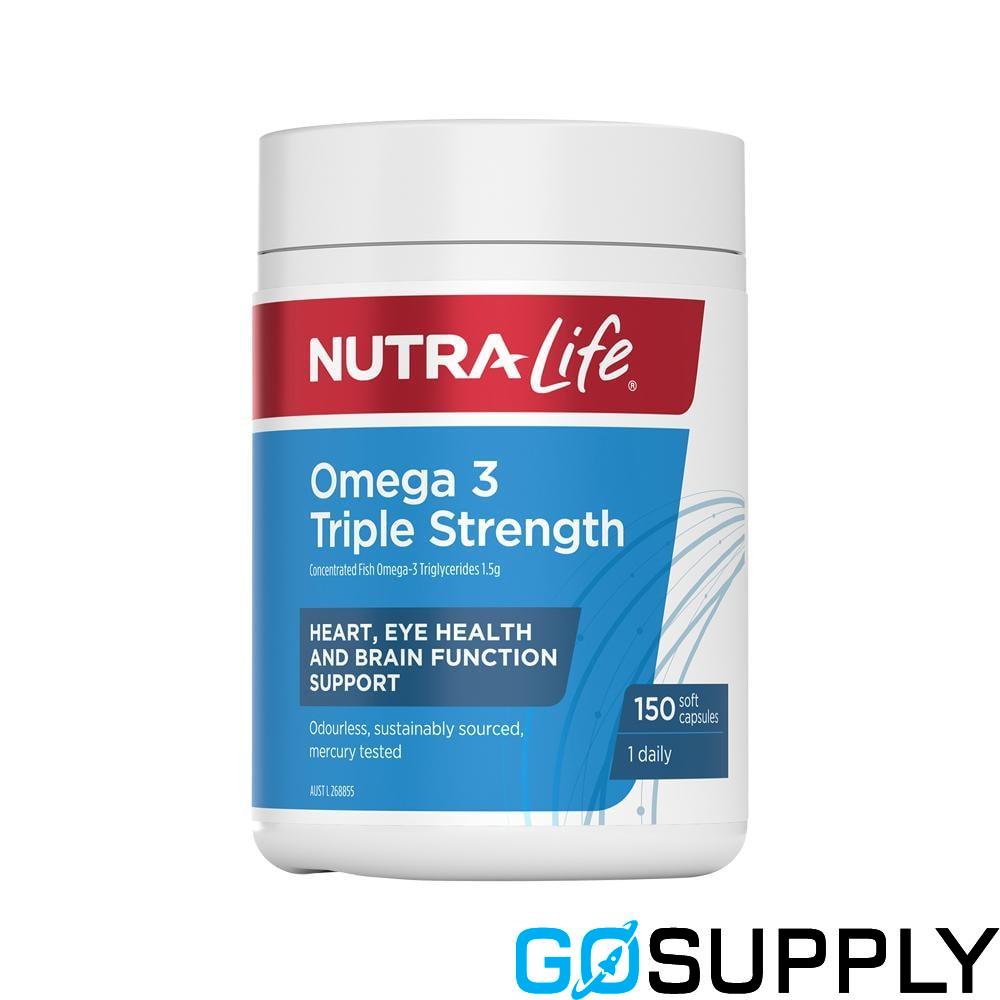 NutraLife Triple Strength Omega 3 - Main Image