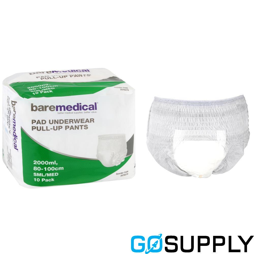 PAD UNDERWEAR PULL-UP PANT - Main Image