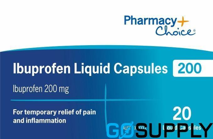 PC IBUPROFEN LIQ CAP 200MG PHARMACY CHOICE - Main Image