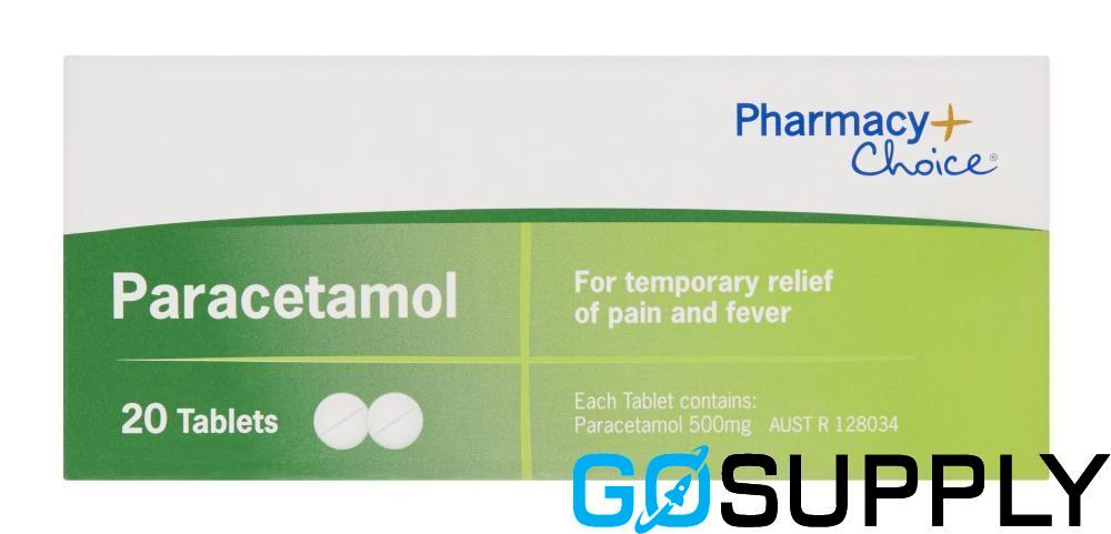 PC PARACETAMOL TAB 500MG PHARMACY CHOICE - Main Image