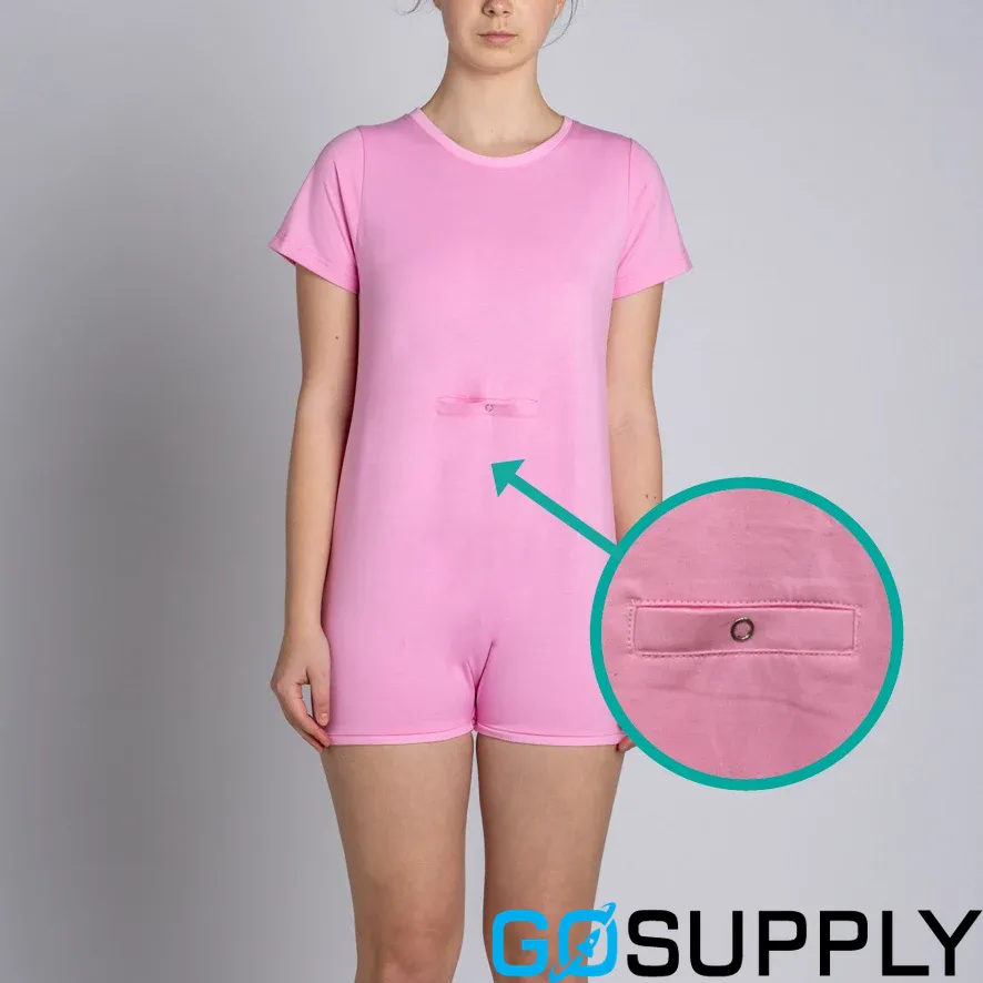 Pink Tummy Access Short Sleeve - Main Image