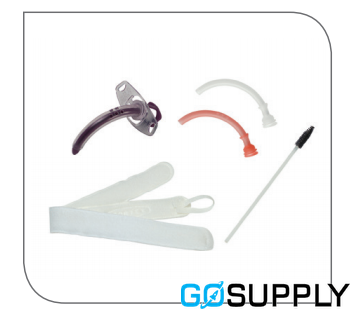 Portex BluSelect Ultra Uncuffed Fenestrated Tracheostomy Tube Kit - Main Image