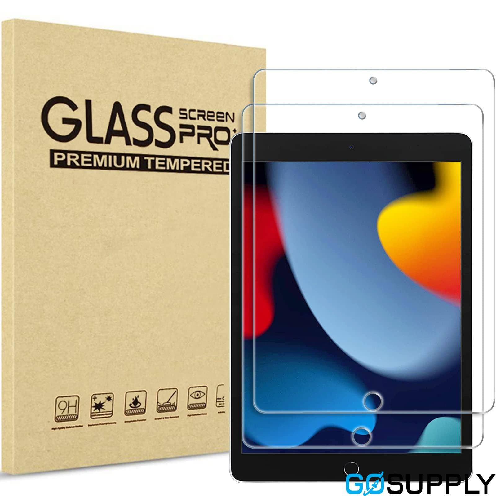 ProCase Glass Protector for 9th Generation iPad - Main Image