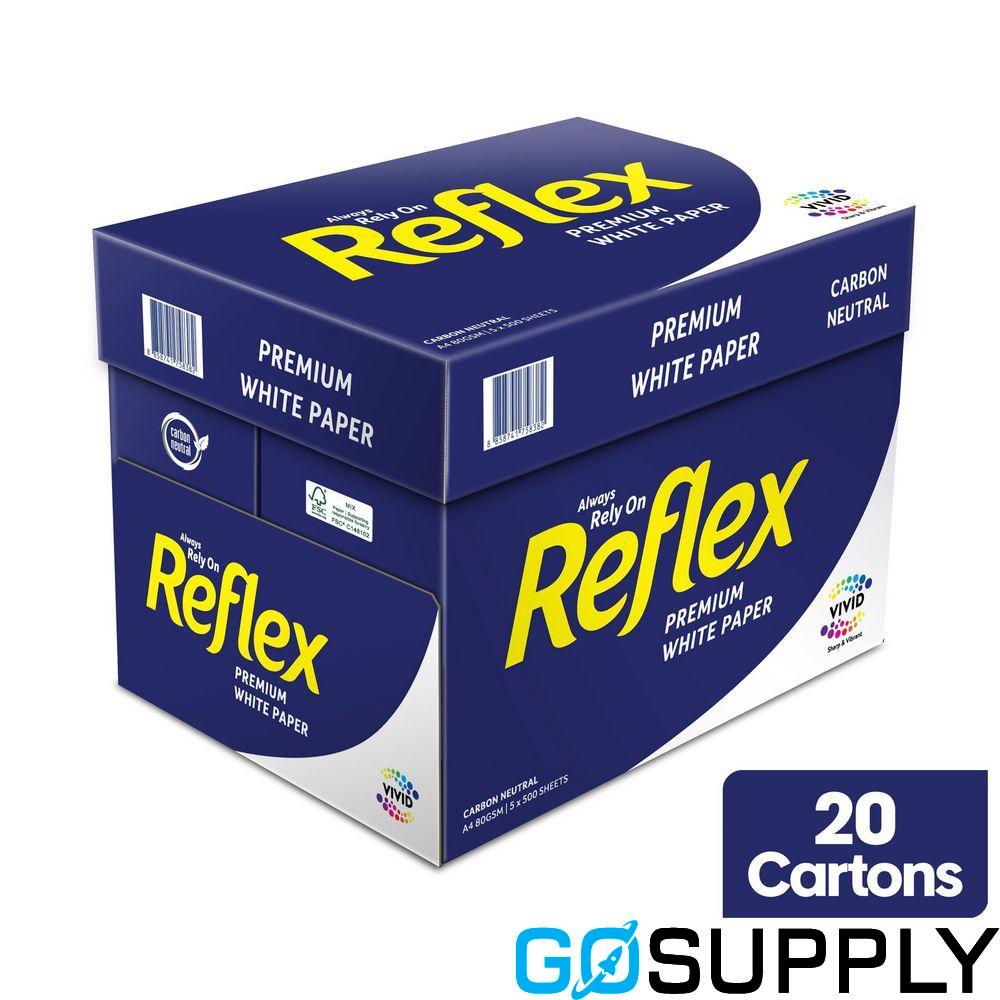 Reflex Carbon Neutral 80gsm A4 Copy Paper 5 Ream Carton - Main Image