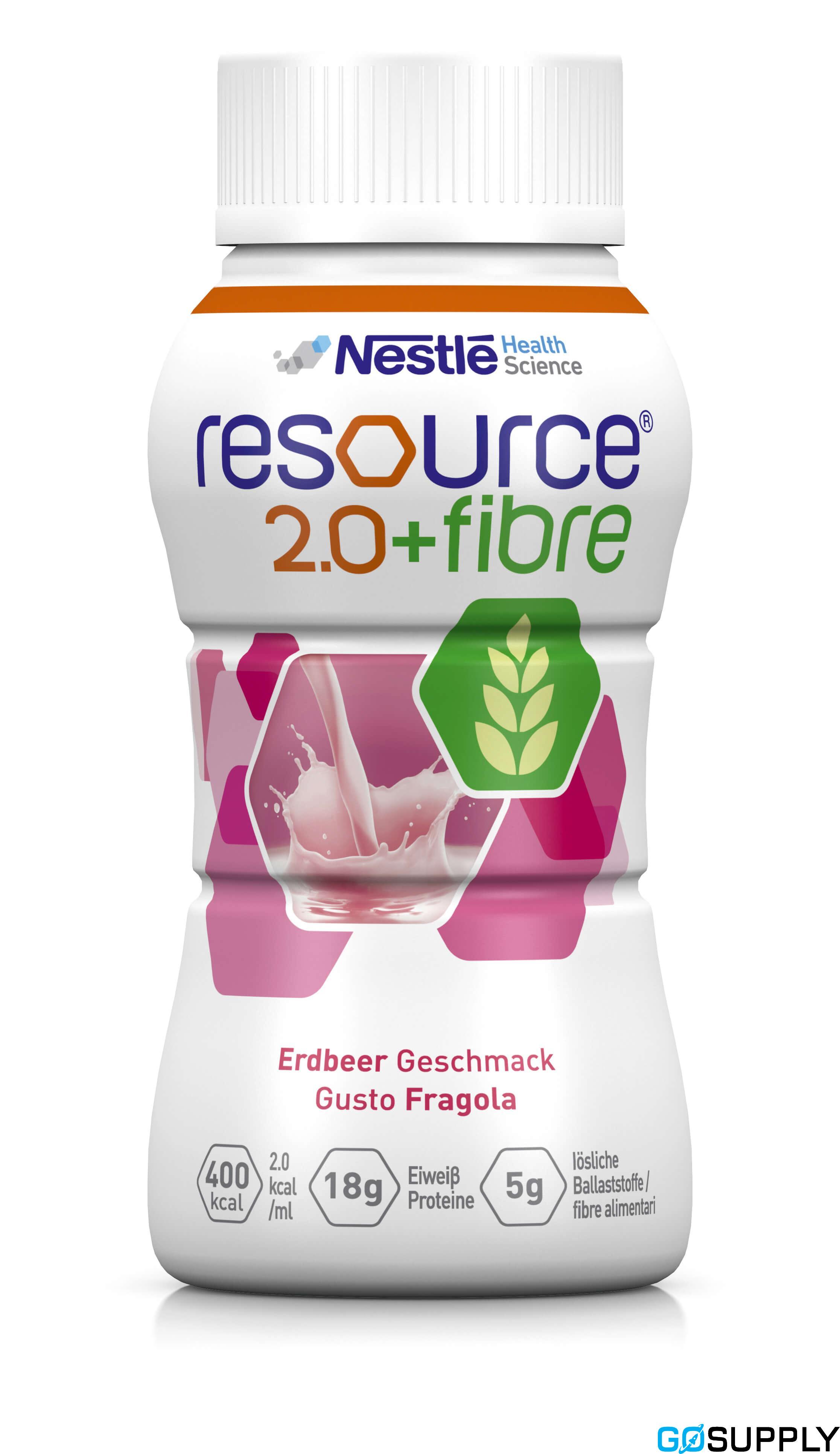 Resource 2.0 Fibre Strawberry 24x200ml - Main Image