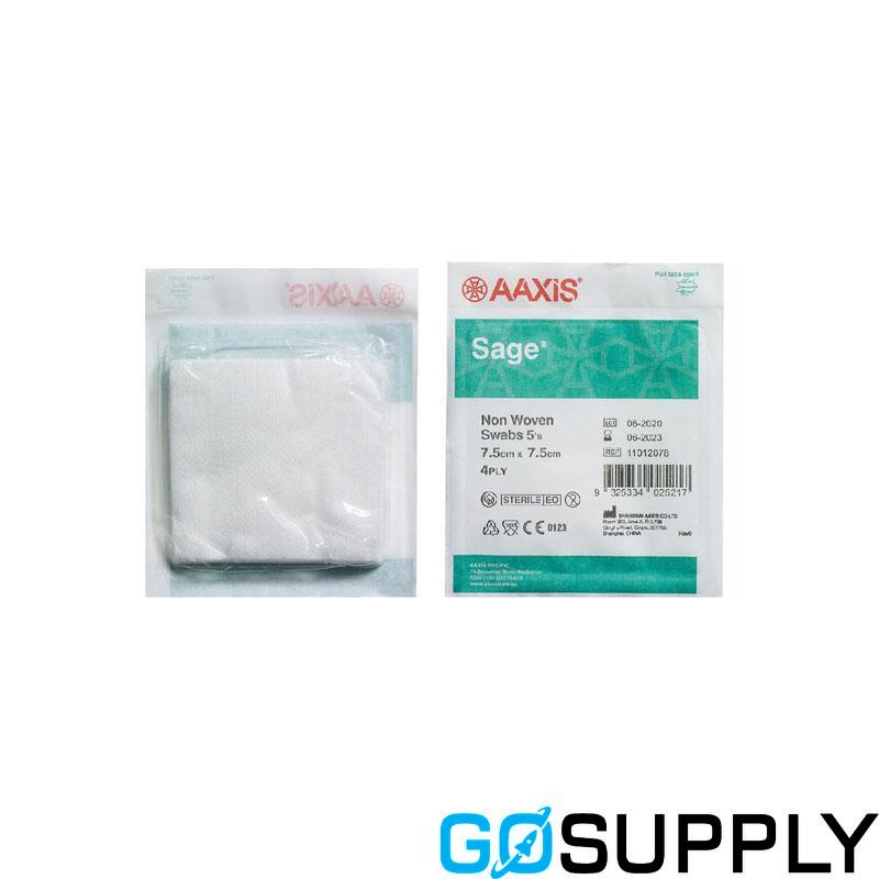 Sage Sterile Non-Woven 4-Ply Swabs - Main Image