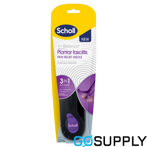 Scholl In Balance Orthotic Insole Pain Relief Plantar Fasciitis Large 1 Pair - Main Image