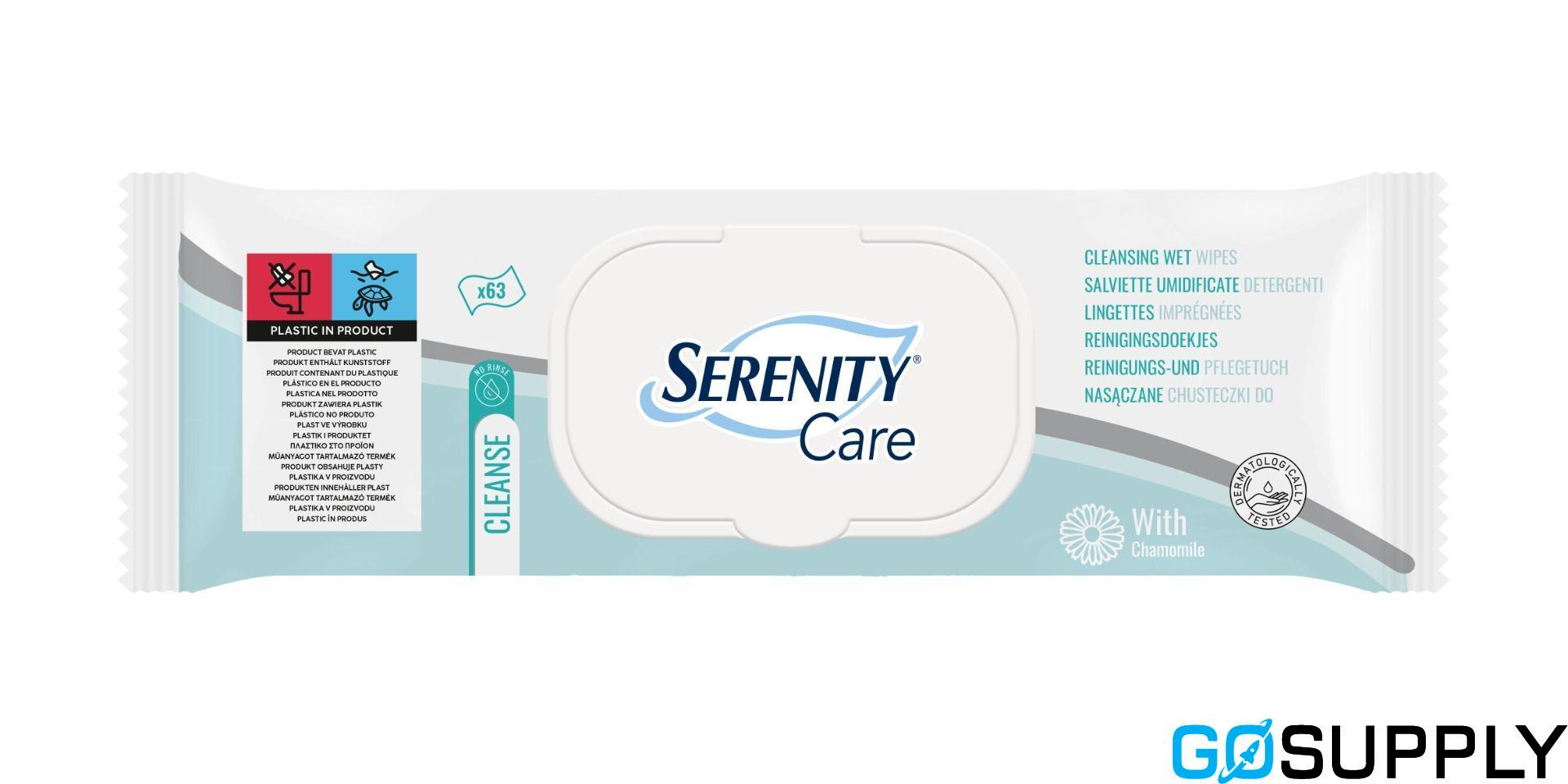 Serenity Care Personal Cleansing Wipes - Main Image