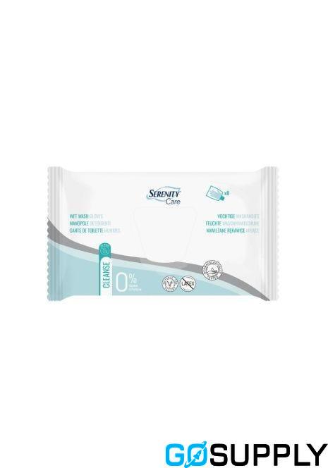 Serenity Care Pre-Moistened Wash Gloves - Main Image