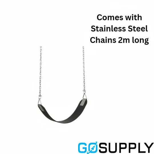 Slash-Proof Commercial Strap Swing Seat with Stainless Steel Chains - Main Image