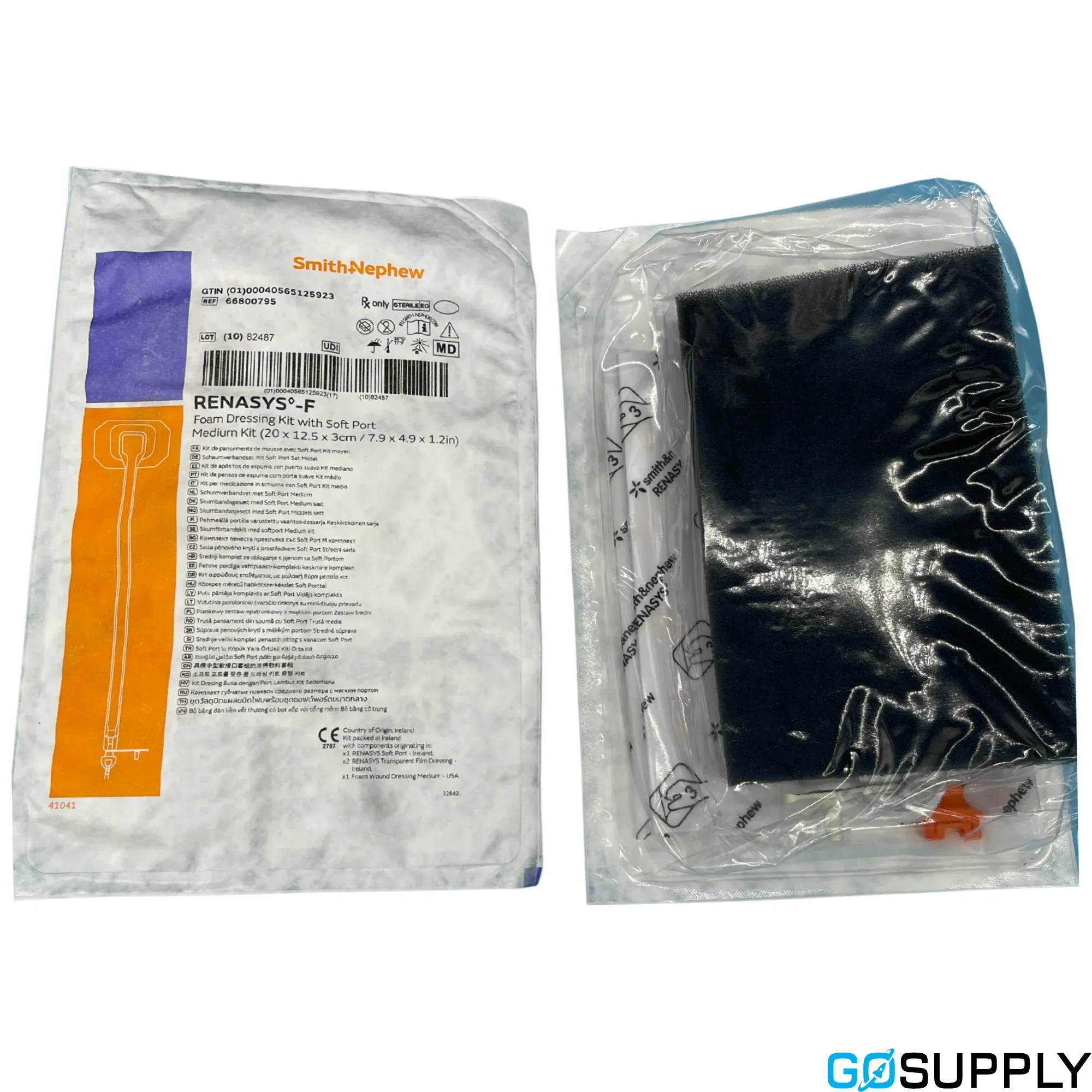 Smith and Nephew Renasys Foam Dressing Kit with Soft Port - Main Image