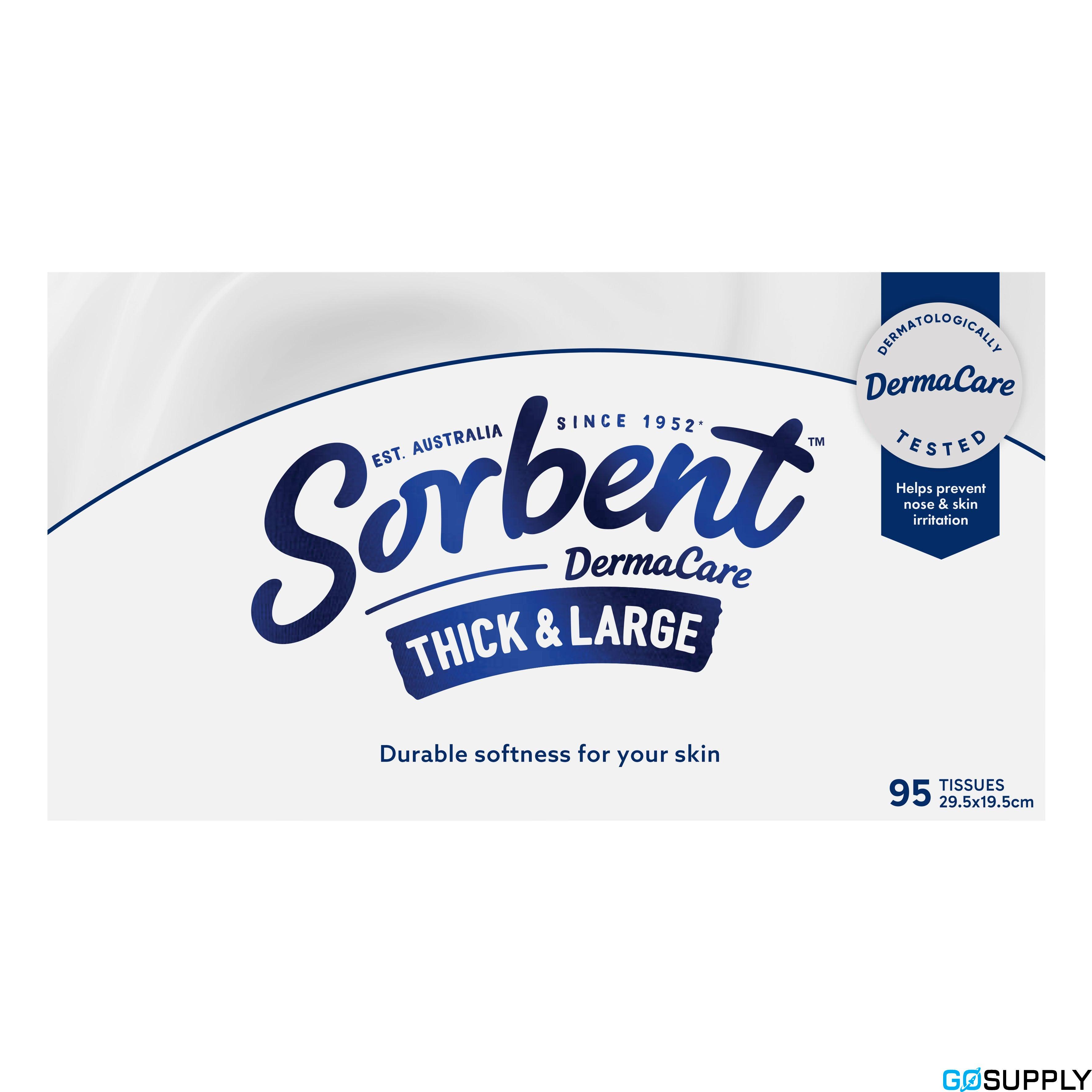 Sorbent Hypo-Allergenic Facial Tissue Thick & Large - Main Image