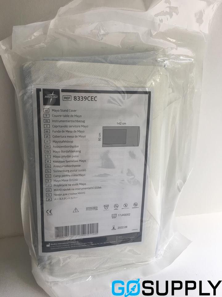 Sterile Clear Polyethylene Surgical Drape with Adhesive, 80 x 152 cm - Main Image