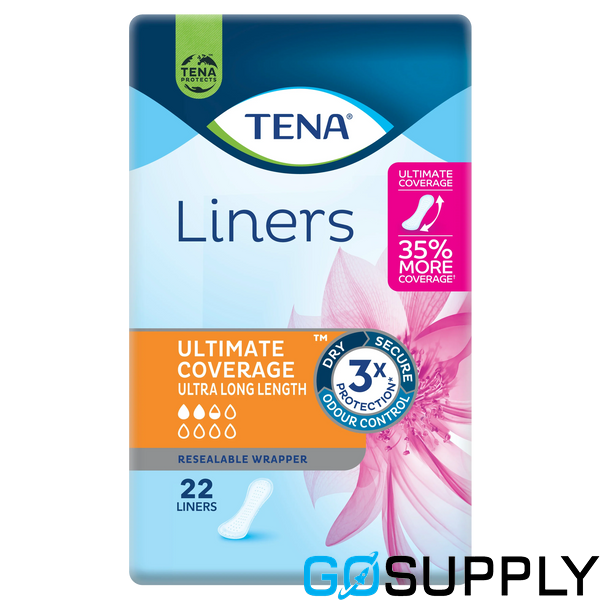 Tena Liners Ultimate Coverage Ultra Long Length - Main Image