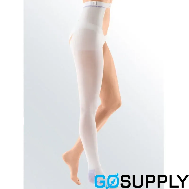 Thrombexin Anti-Embolism Stocking 18, Thigh Length with Waist Attachment - Main Image