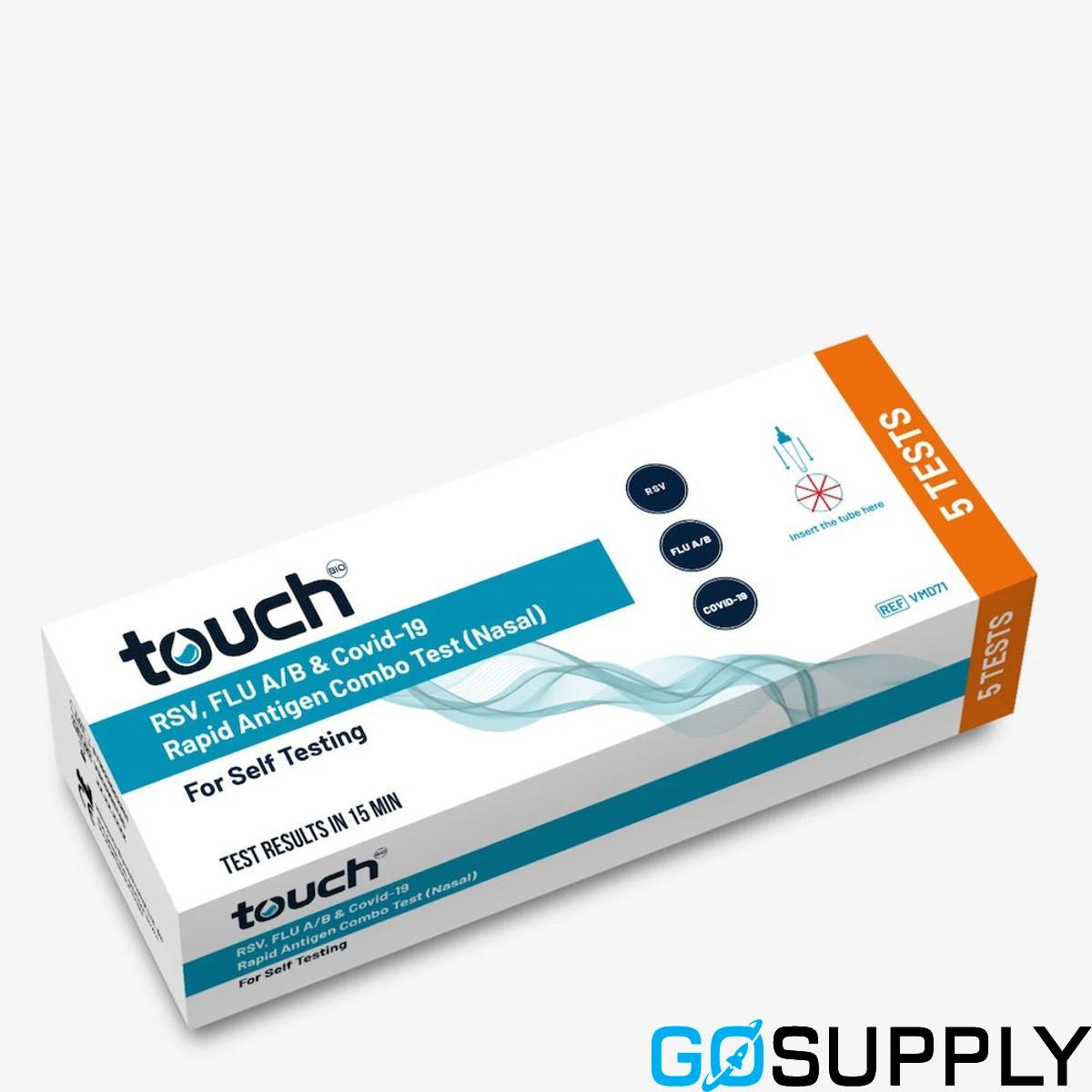 Touch SARS-CoV-2 & Flu A/B Antigen RAT - Main Image