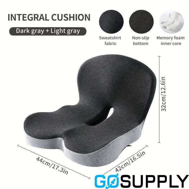 Ultimate Comfort Memory Foam Backrest Cushion - Soft Support for Buttocks and Waist - Main Image