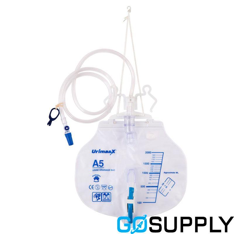 Urimaax Closed-System Urinary Drainage Bag - Main Image