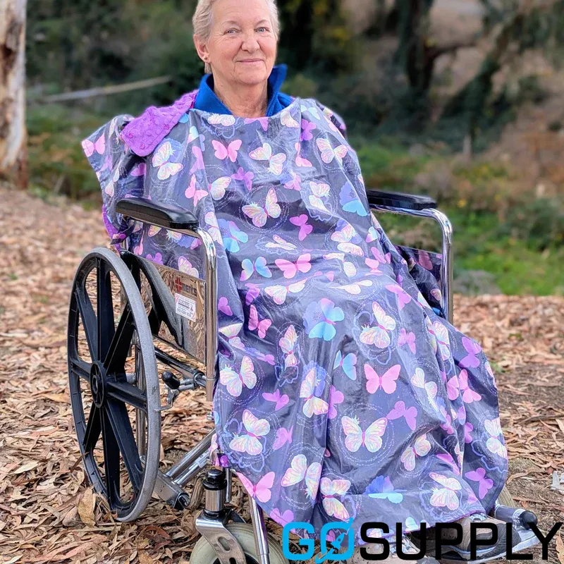 Waterproof Minky Wheelchair Blanket - Main Image
