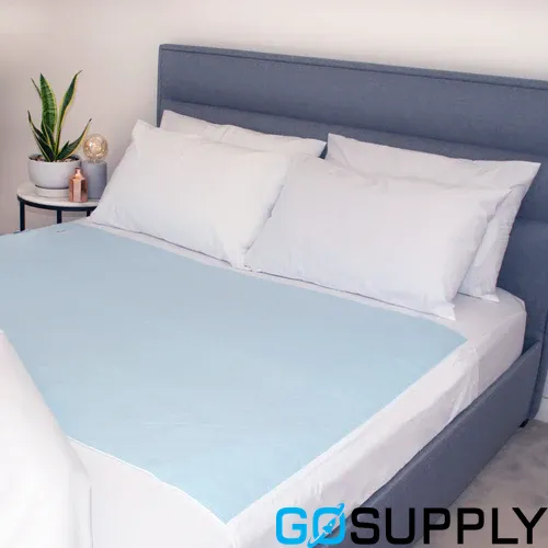 Waterproof & Absorbent Bed Pad with Wings - Main Image
